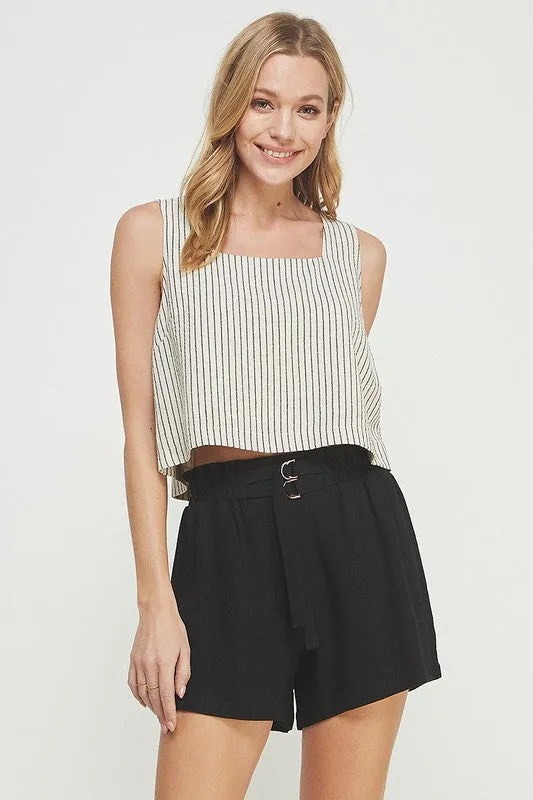 City Streets Pinstripe Tank