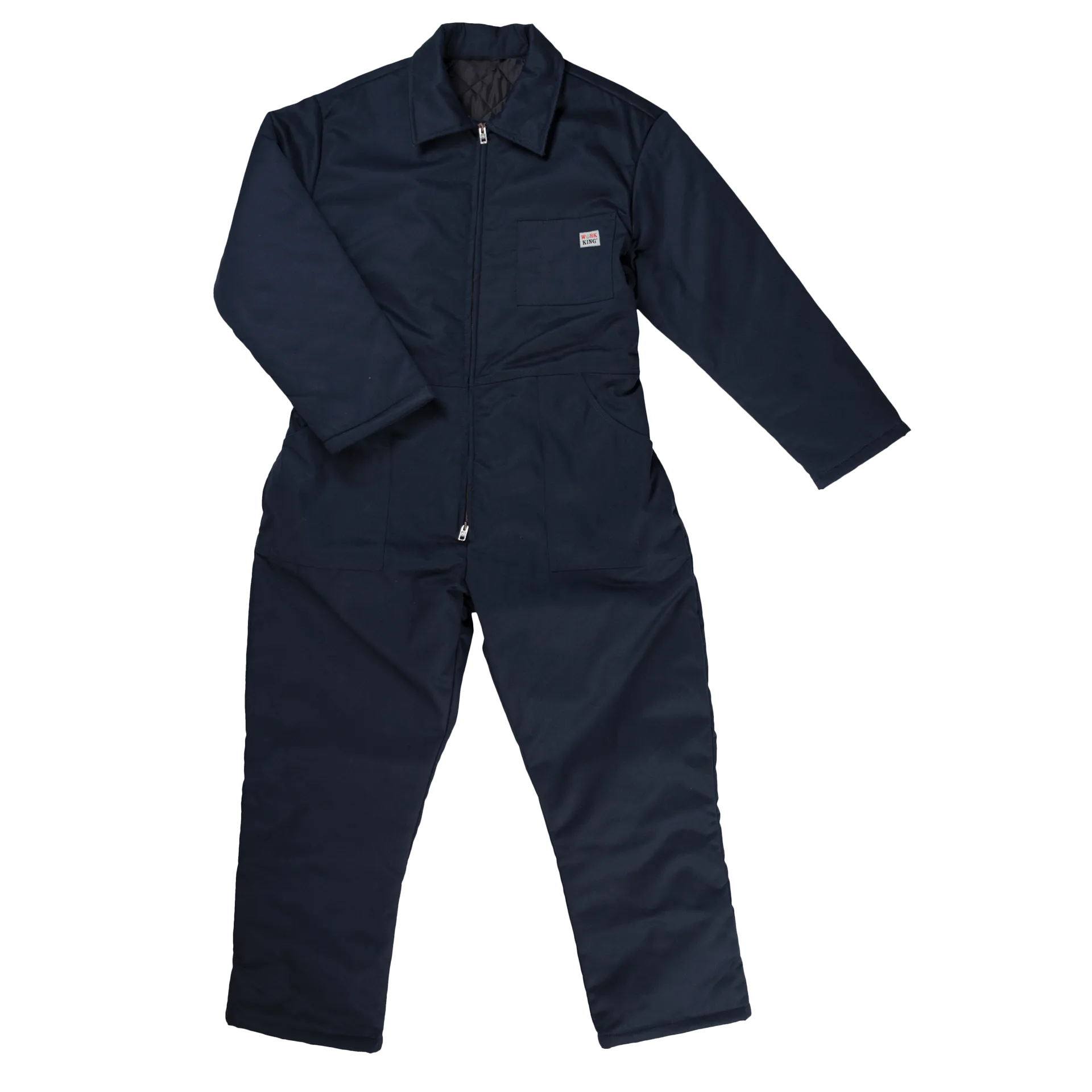 CL71211-XXL-Navy Coveralls Work King Twill Lined