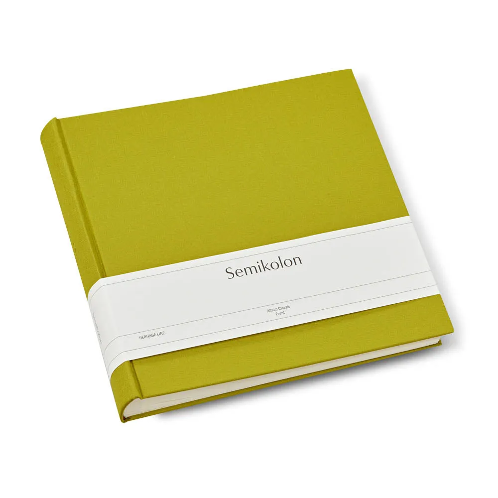 Classic Event Album, Matcha Colored Linen