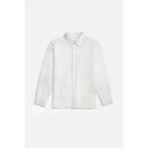 Classic Linen LS Shirt - White
