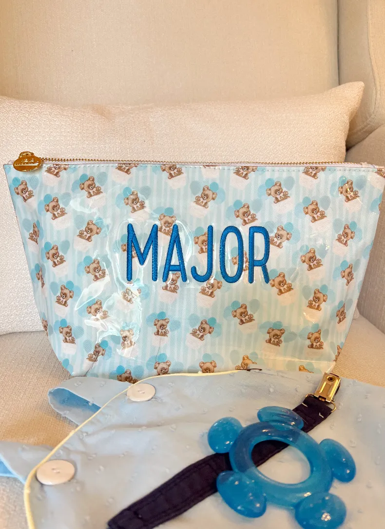 Clear Coat Bag - Blue