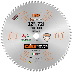 CMT 253.072.12  12" x 72T ITK Miter Saw Blade