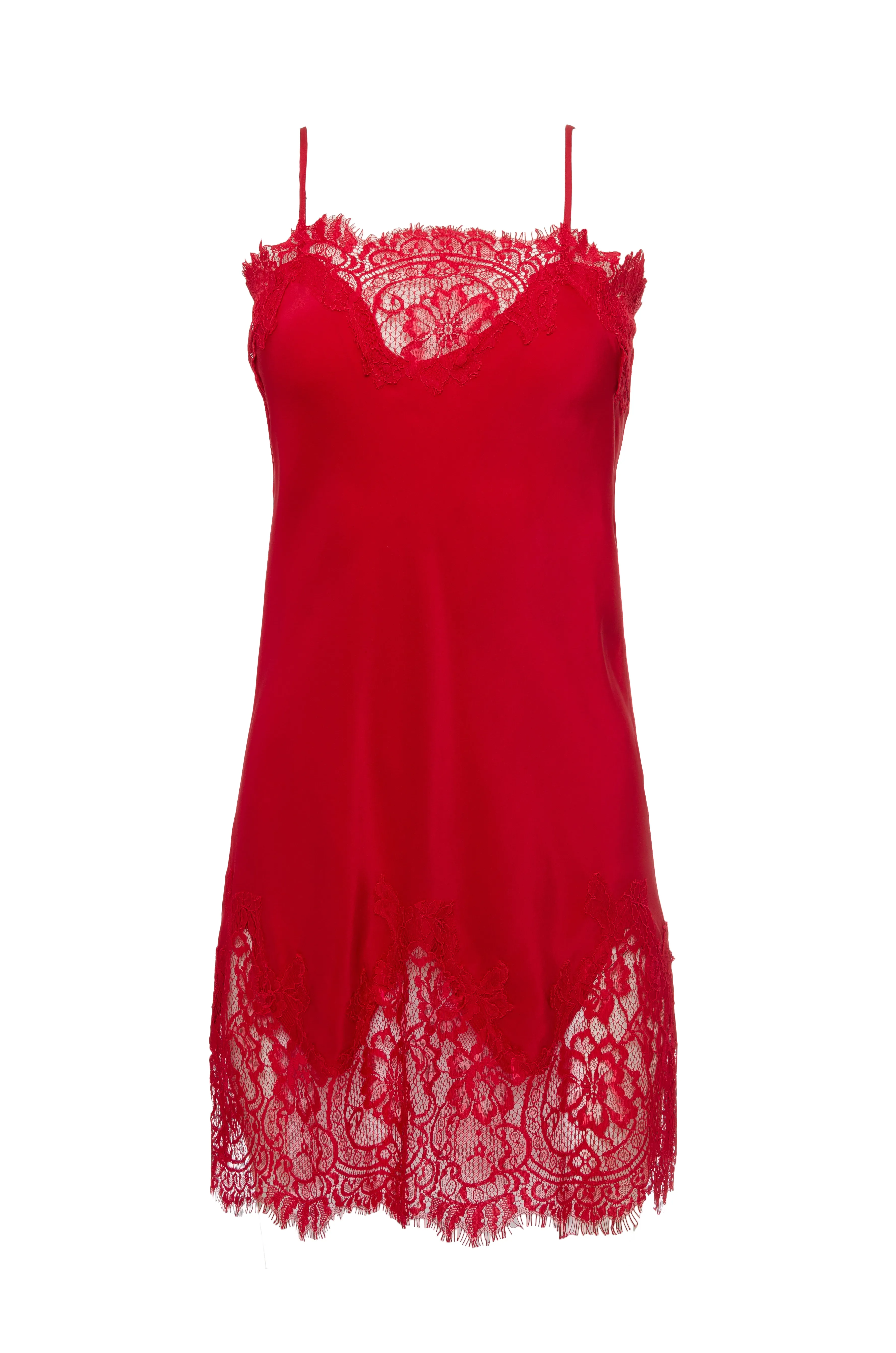 Coco Lace Silk Tunic Olive