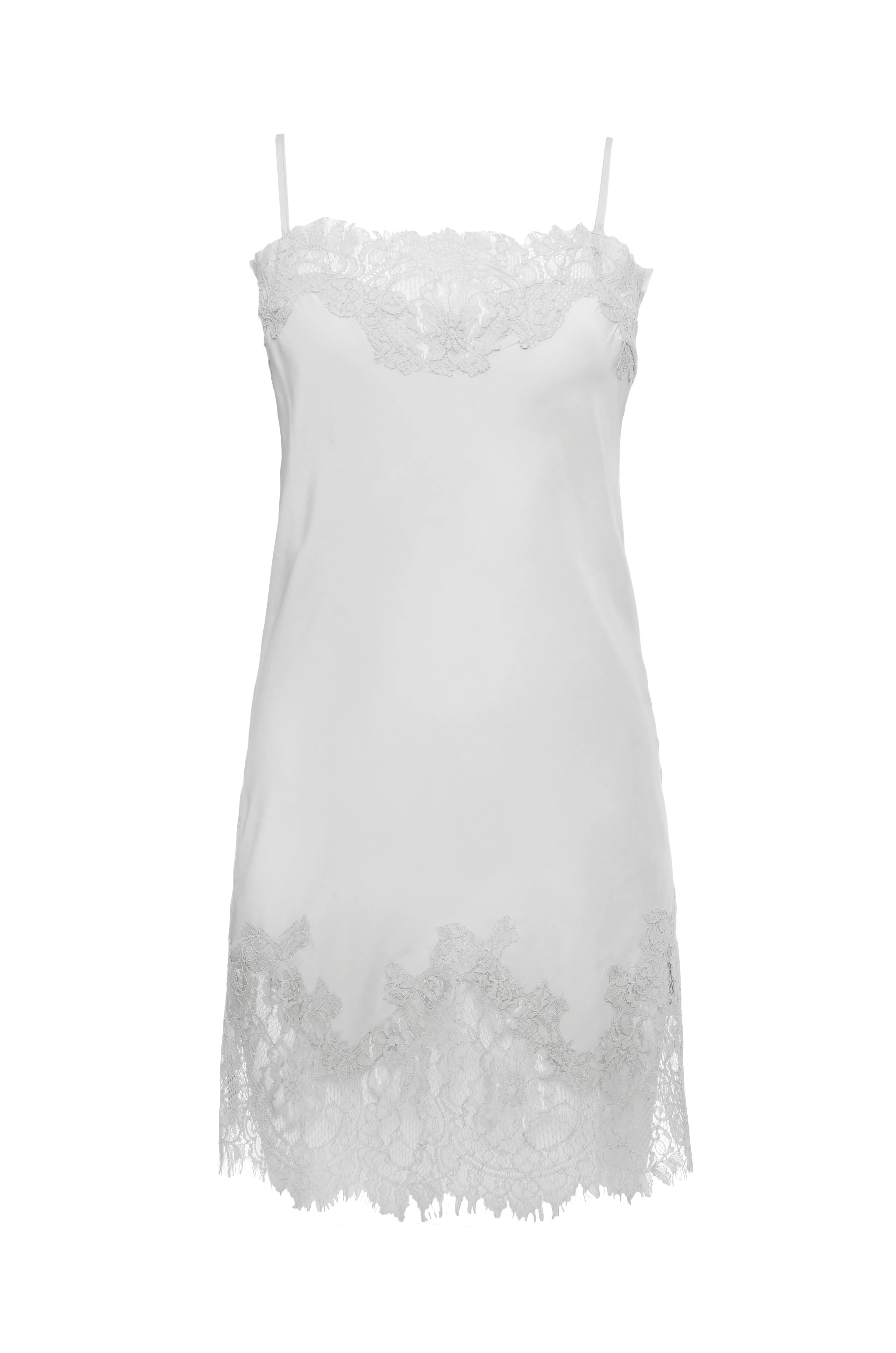 Coco Lace Silk Tunic Olive