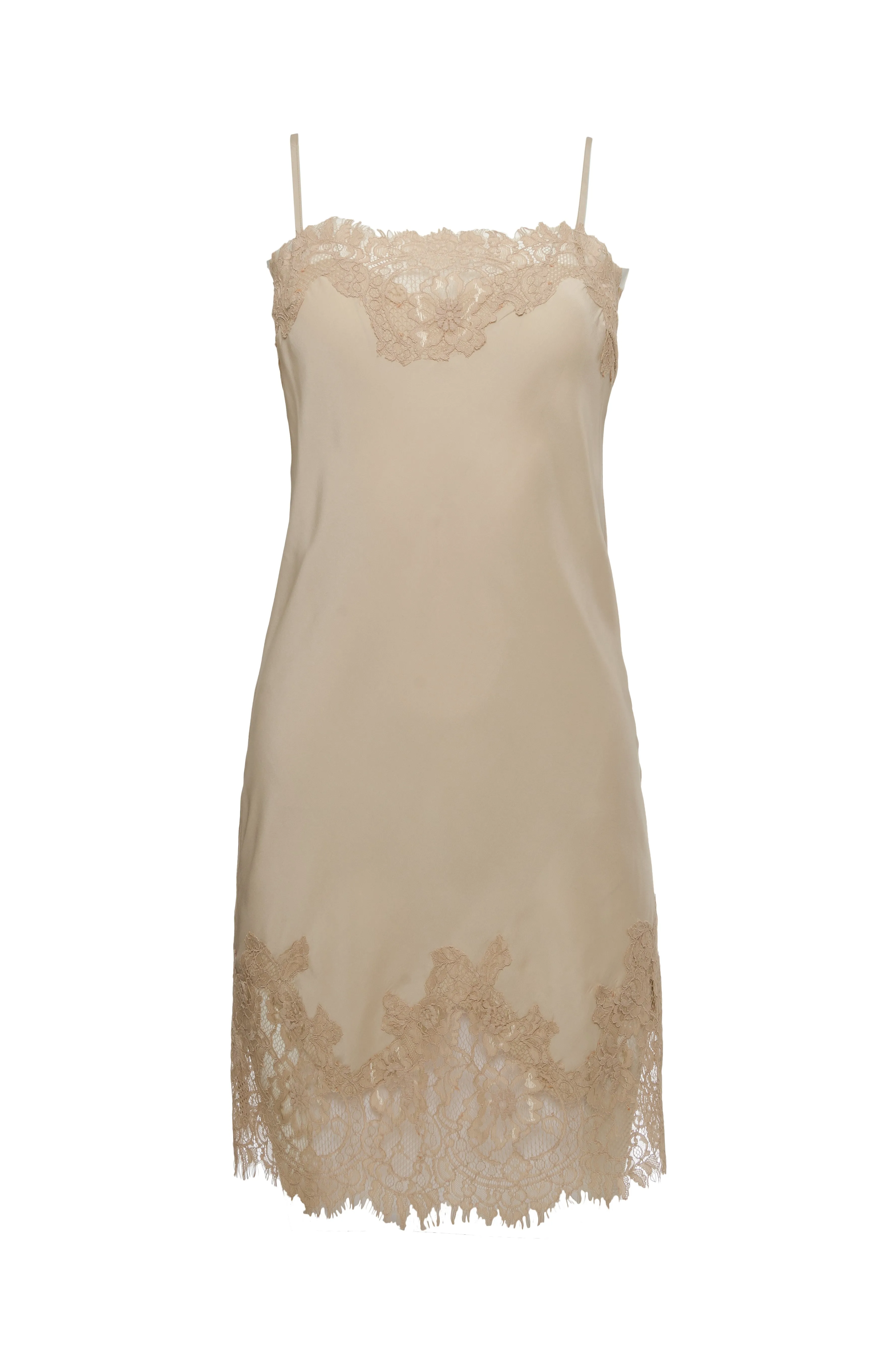 Coco Lace Silk Tunic Olive
