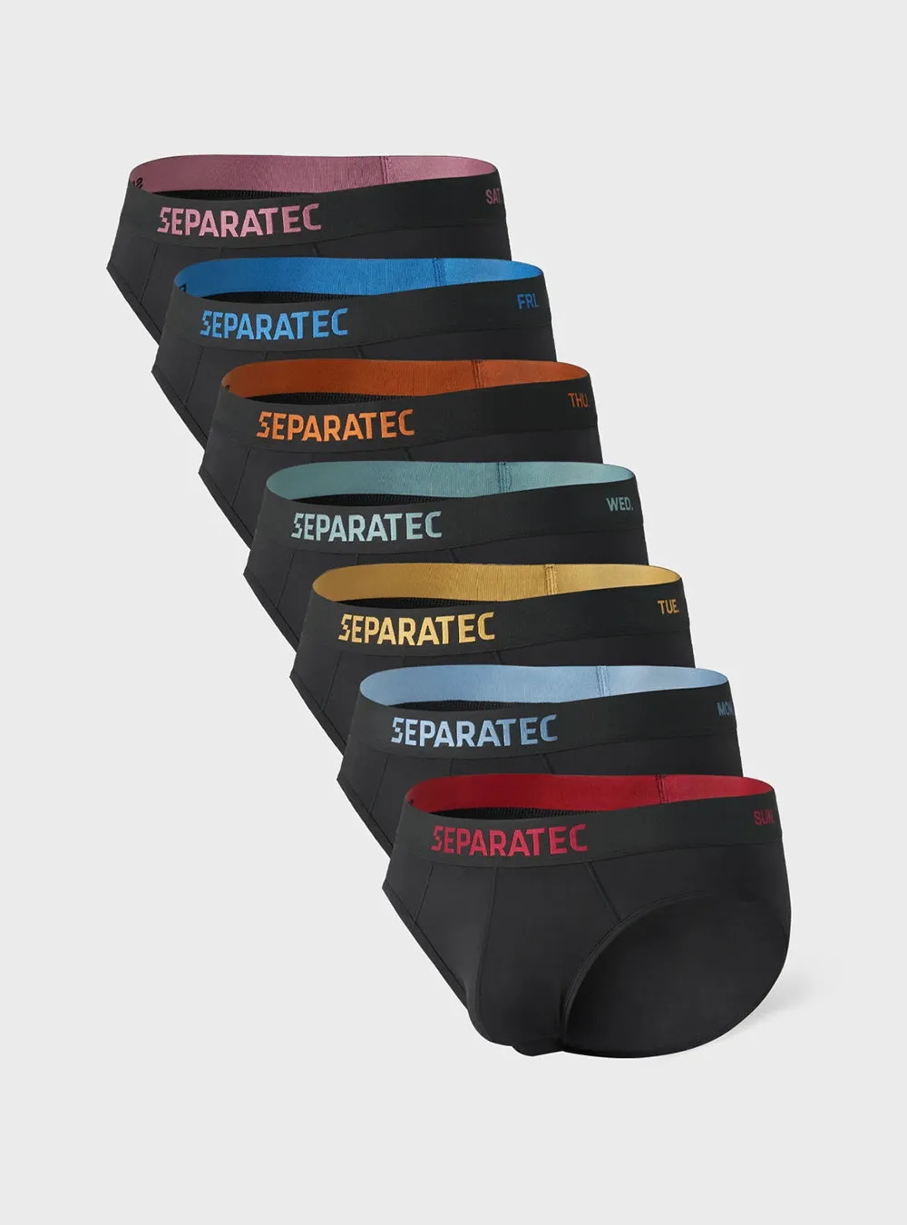 Colorful Bamboo Rayon Silk Touch Briefs 7 Pack