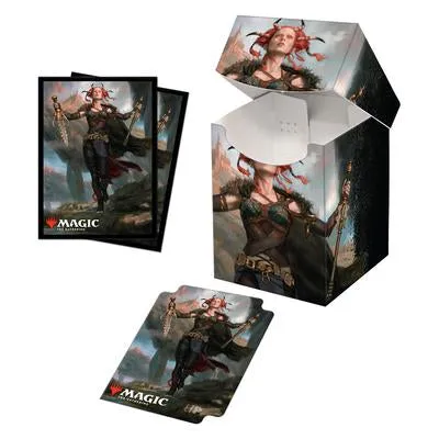 Commander Legends Jeska, Thrice-Reborn PRO 100  Deck Box & Sleeves Combo
