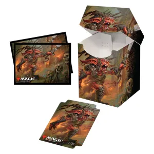Commander Legends Rograkh, Son of Rohgahh 100  Deck Box and 100ct sleeves for Magic: The Gathering