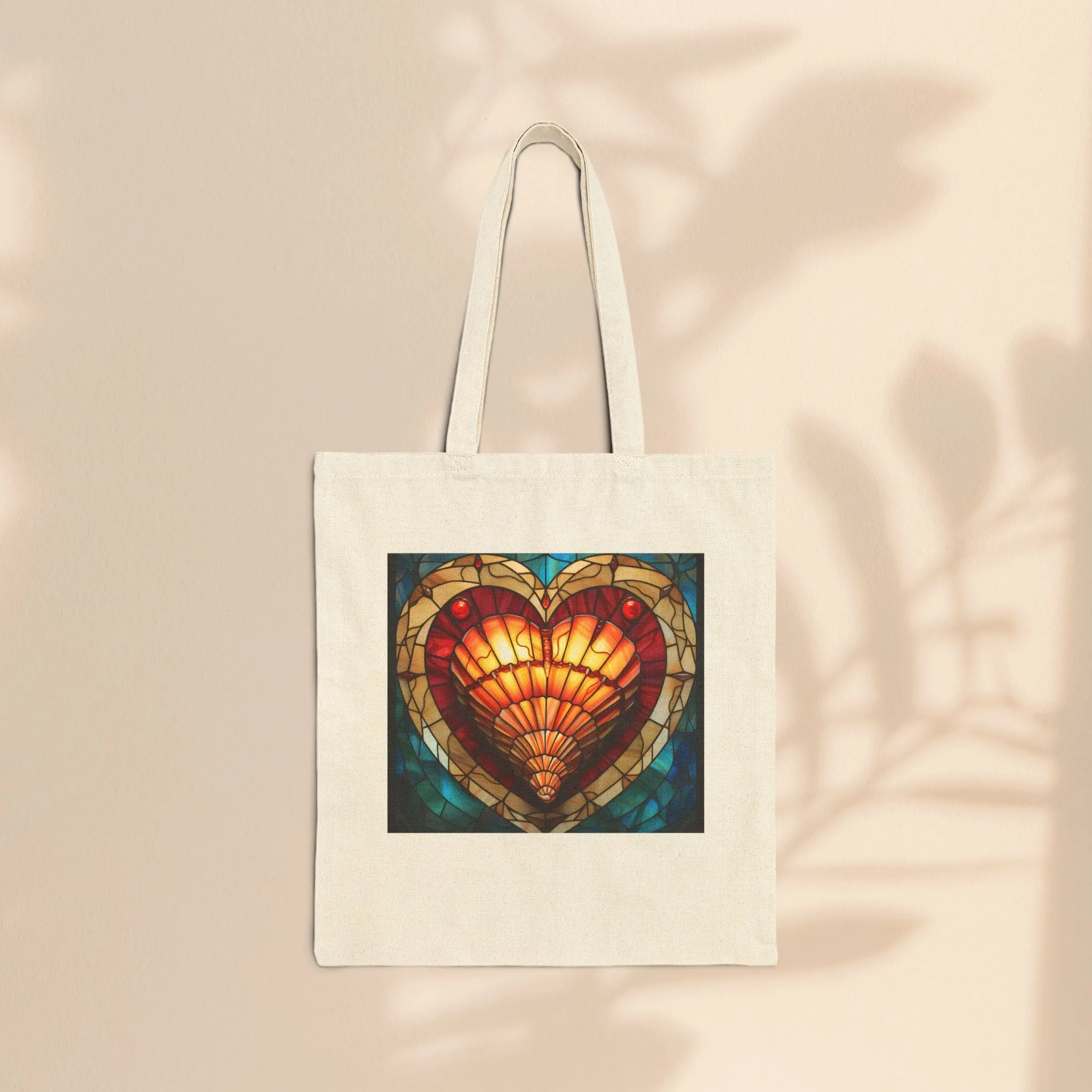 Cotton Canvas Tote Bag - My Heart