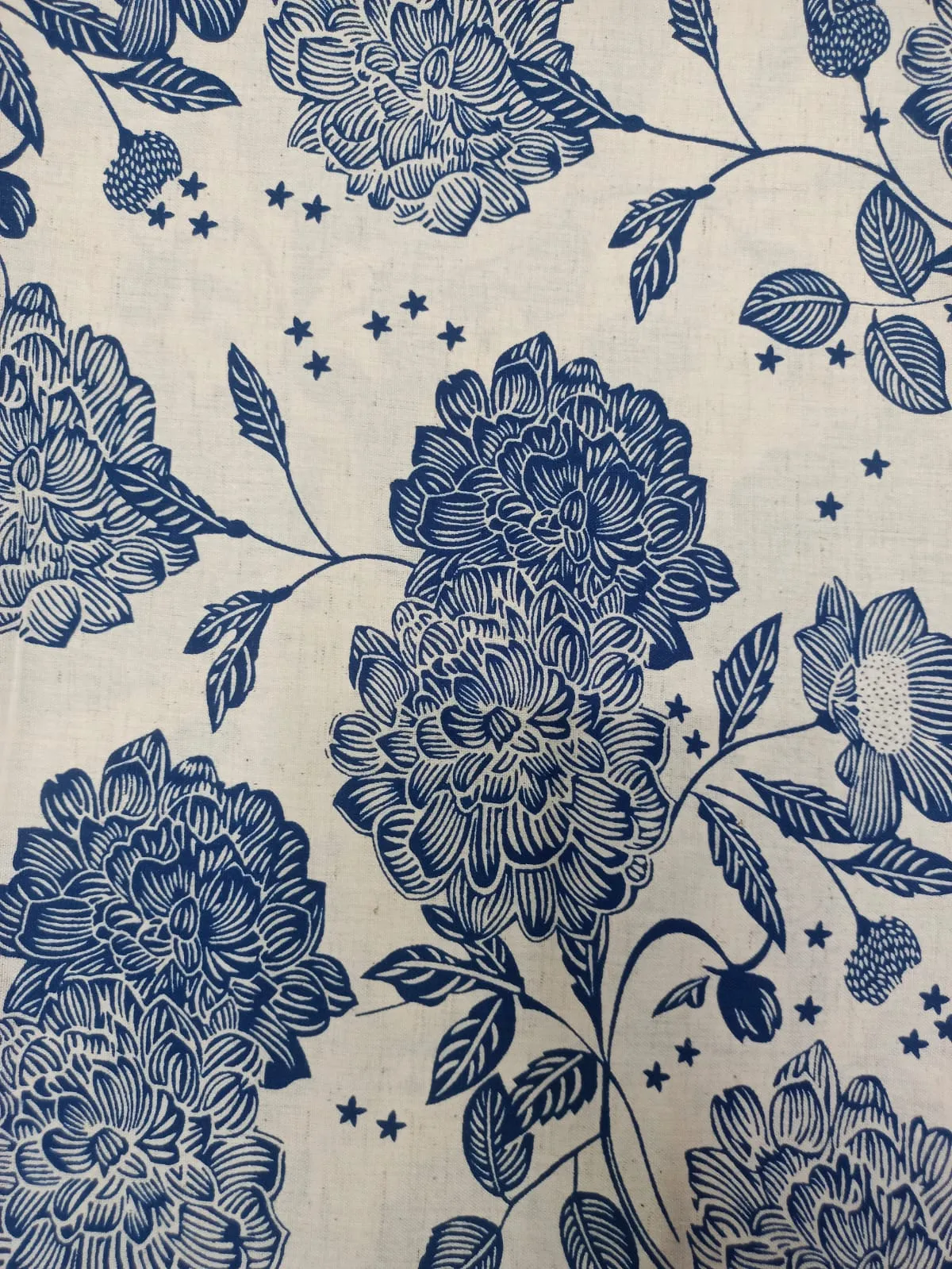 Cotton Linen Flax Digital Printed Fabric