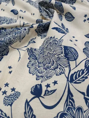 Cotton Linen Flax Digital Printed Fabric