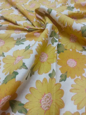 Cotton Linen Flax Digital Printed Fabric