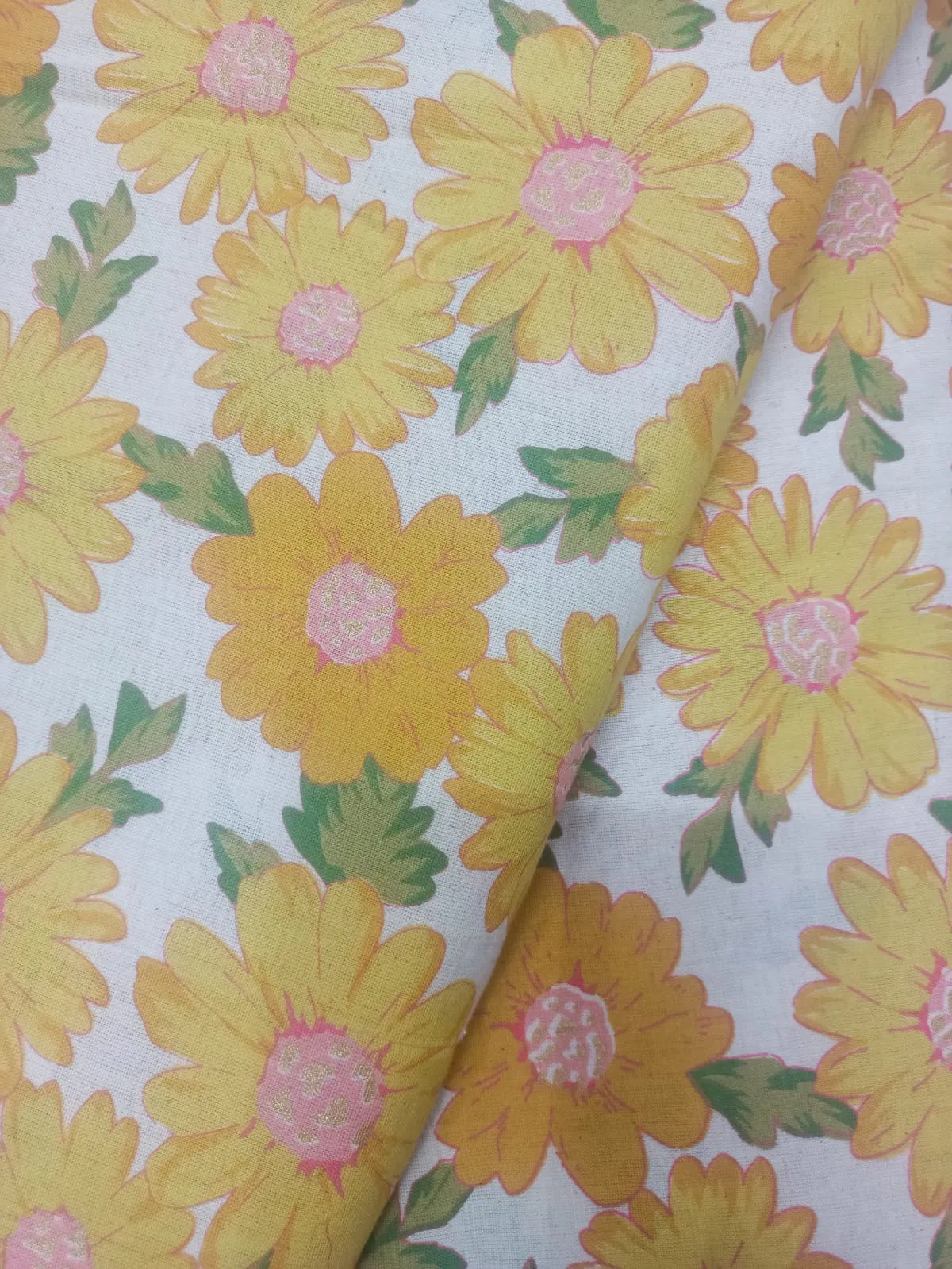 Cotton Linen Flax Digital Printed Fabric