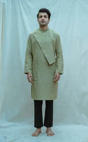 Cotton X Linen Overlap Kurta