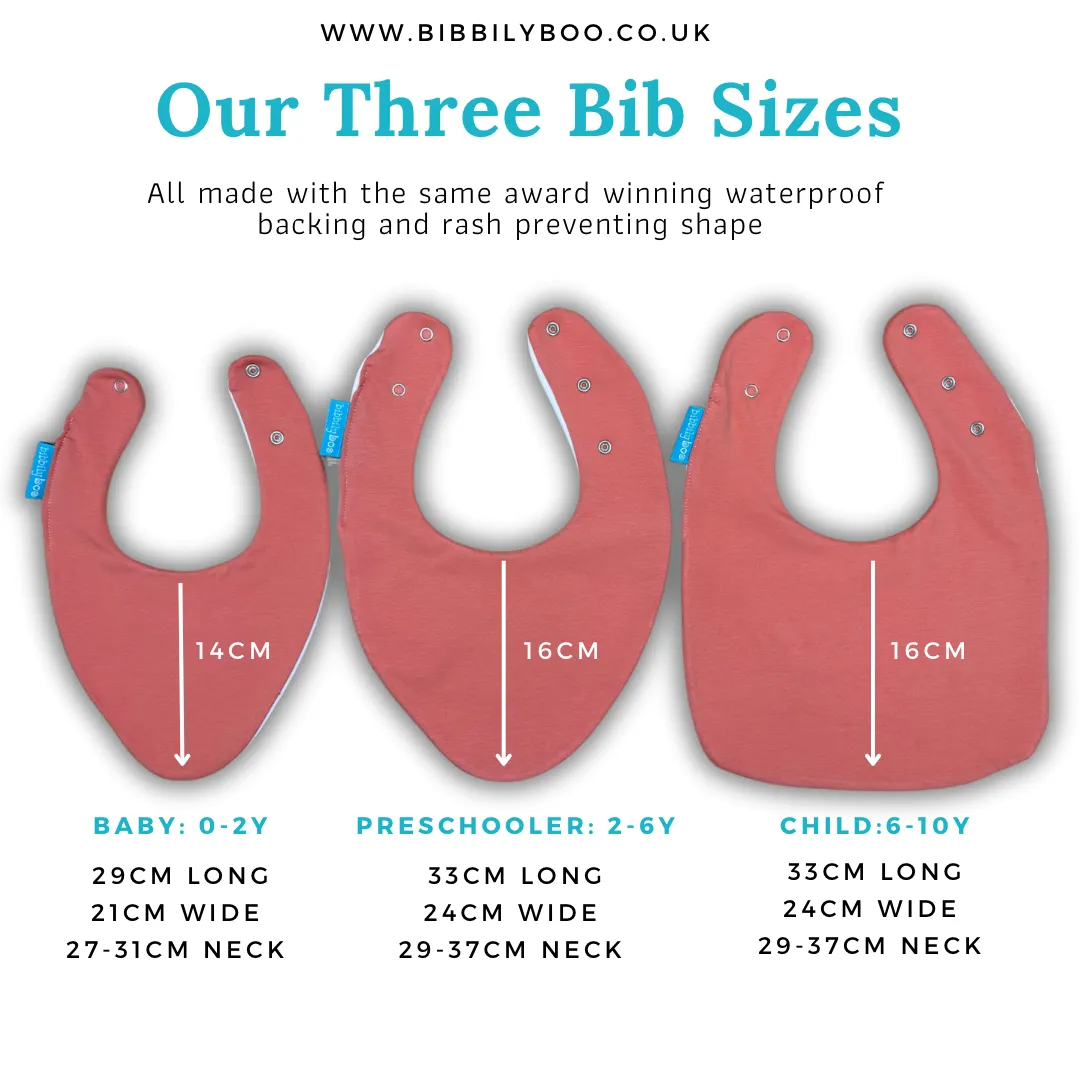 Cream Waterproof Dribble Bib