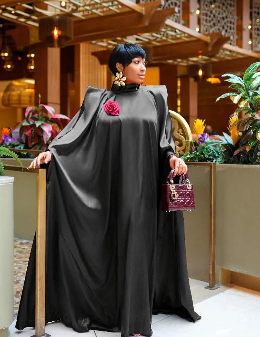 Crimson Rose Elegance- Kaftan Maxi Dress (New! 4 colors!)