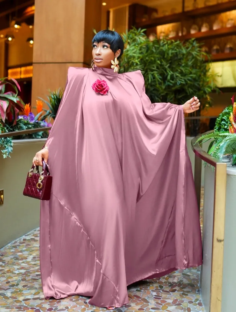 Crimson Rose Elegance- Kaftan Maxi Dress (New! 4 colors!)