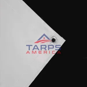 Custom 22 oz Heavy Duty White Coated Vinyl Fire Retardant by AtlasShield®