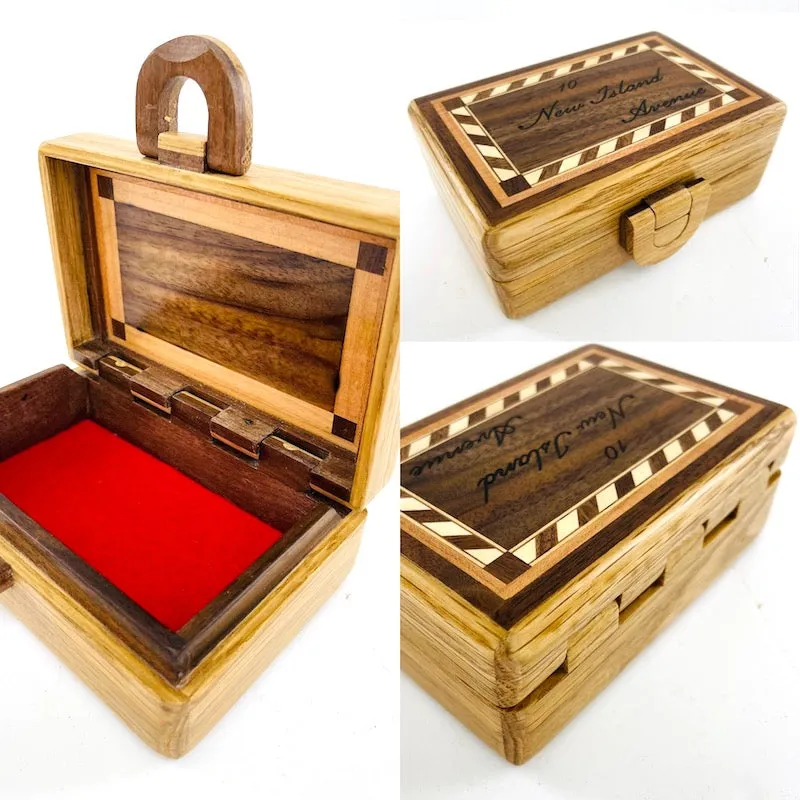 Custom wooden playing card box (Base price shown)