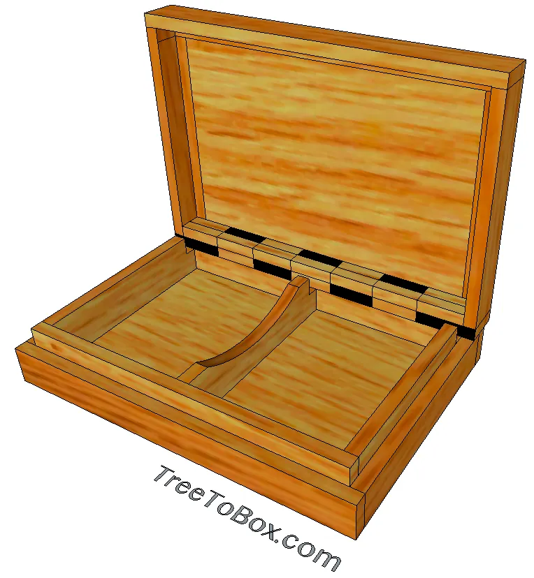 Custom wooden playing card box (Base price shown)