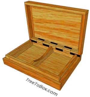 Custom wooden playing card box (Base price shown)