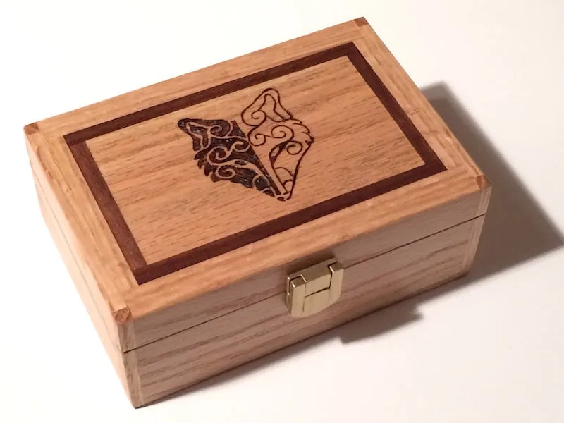 Custom wooden playing card box (Base price shown)