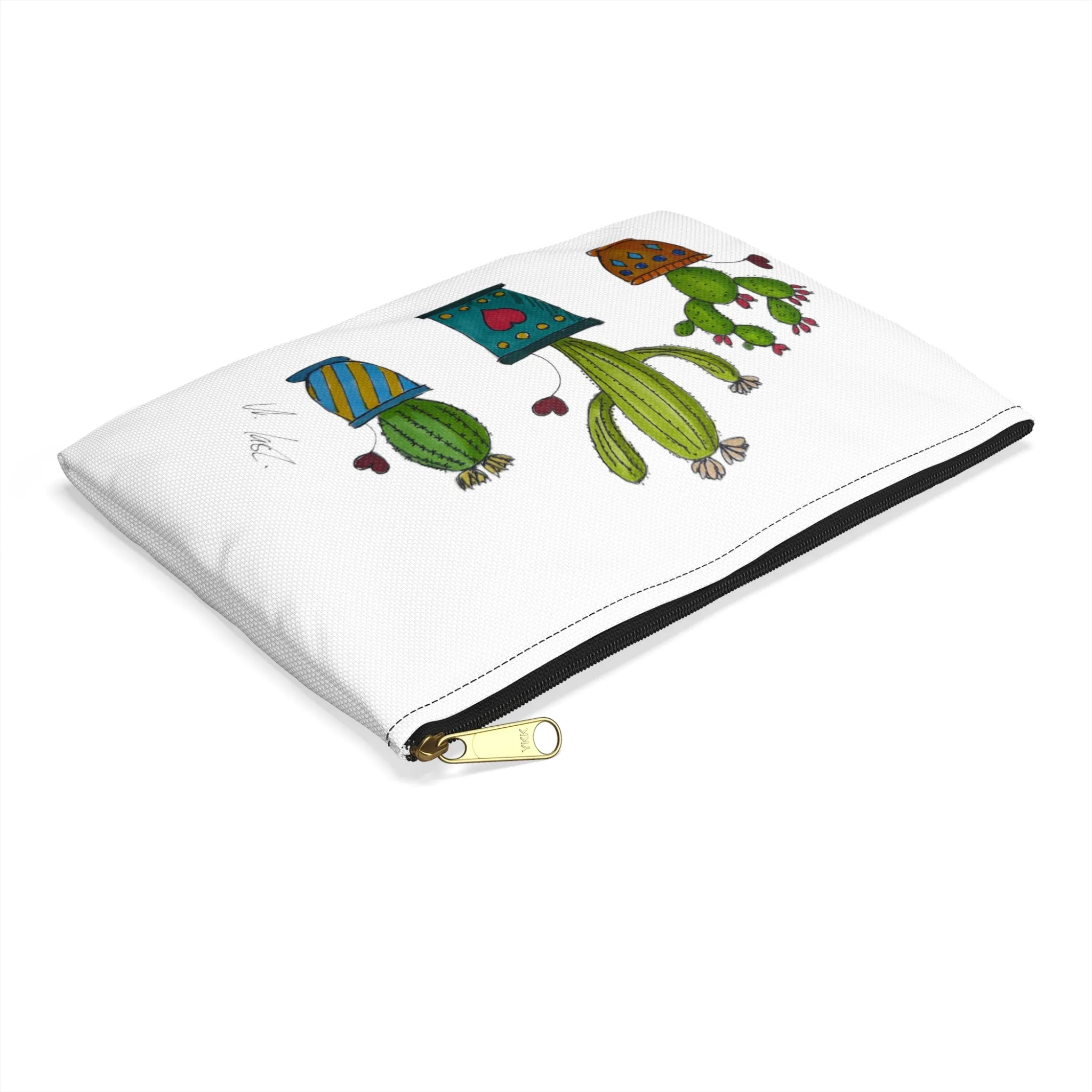Cute Cactus Coin Purse pouch with my original art