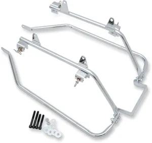 Cycle Visions CV-7206 Bagger-Tail for Softail - Chrome Bag Mounts