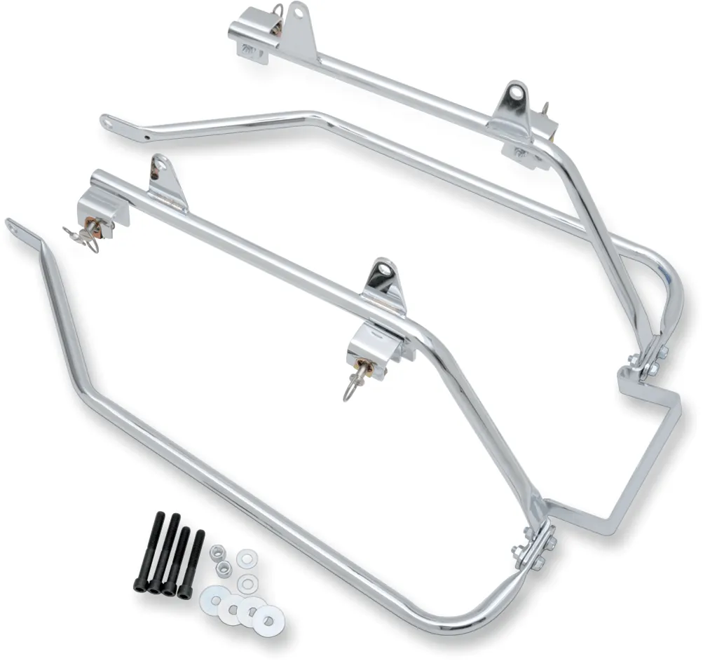 Cycle Visions CV-7206 Bagger-Tail for Softail - Chrome Bag Mounts