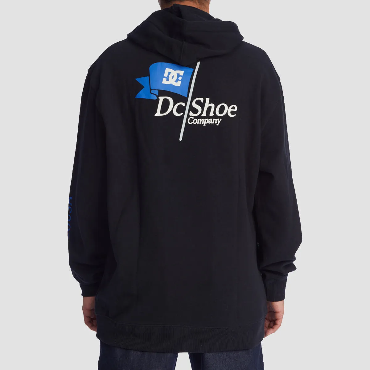 DC Flagged Pullover Hoodie Black