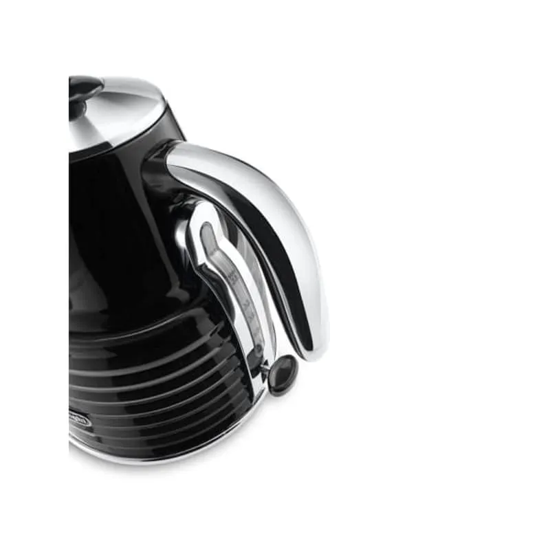 Delonghi Scultura Scolpito Selections Kettles 1.5 Litre Black KBZS3001.BK