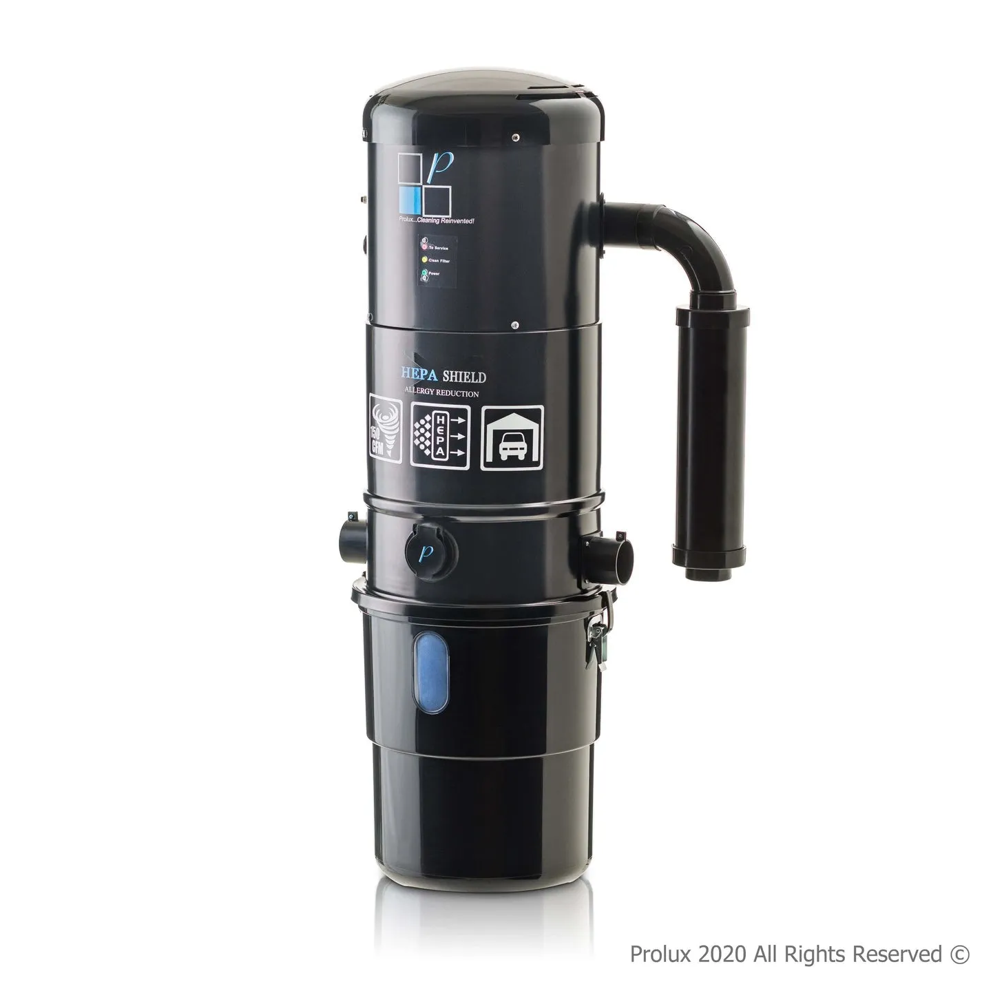 DEMO PROLUX CV12000 CENTRAL VACUUM POWER UNIT WITH MOST POWERFUL 2 SPEED MOTOR AND 25 YEAR WARRANTY!