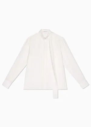 Detachable Scarf Shirt
