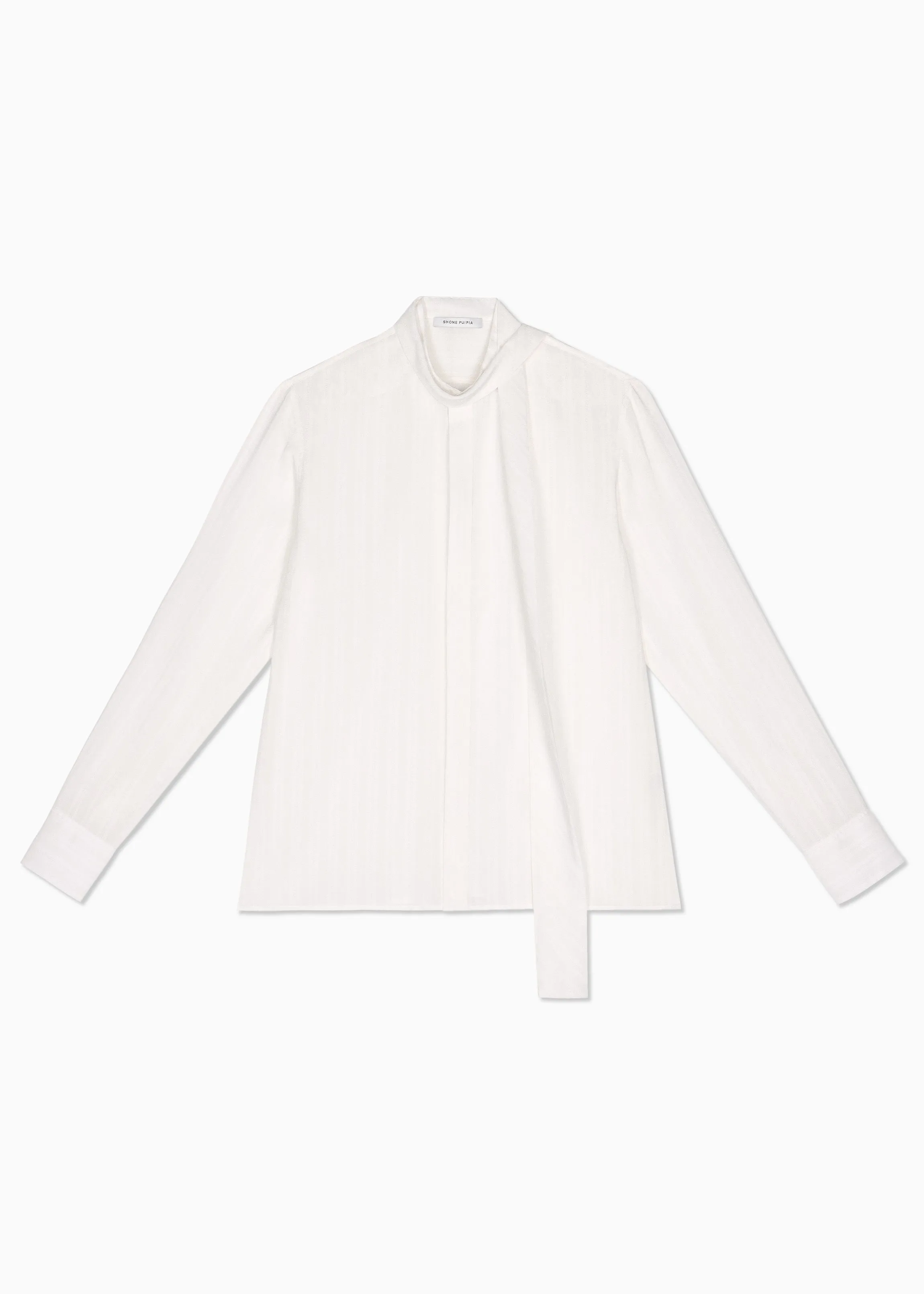 Detachable Scarf Shirt