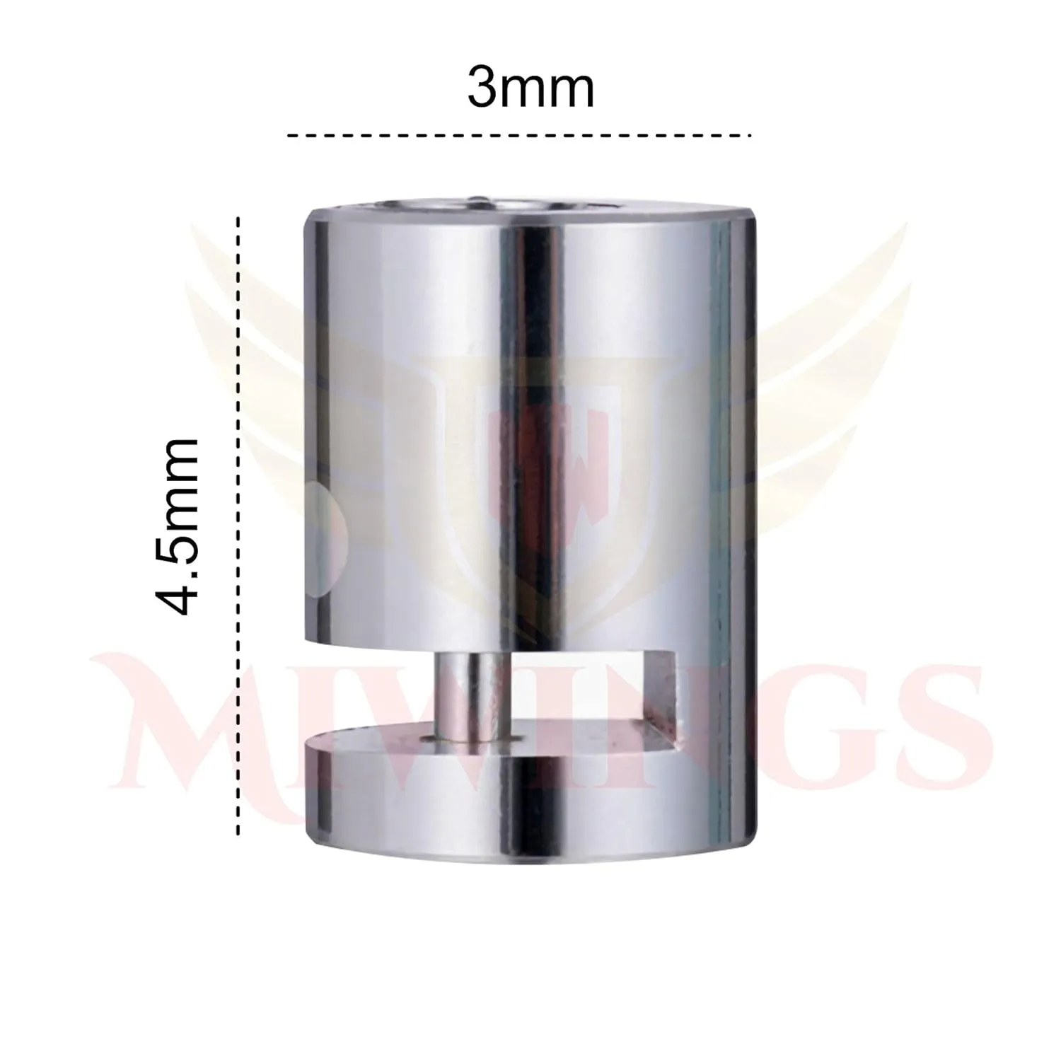 Disc Brake Lock for Bike/Motorcycle Security Chrome