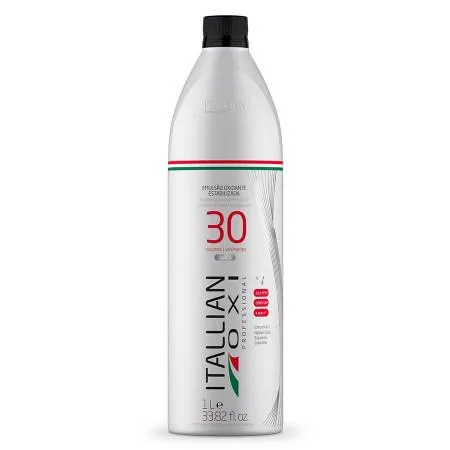 Discoloration OX 30 Vol. Oxidant Stabilized Emusion 1L - Itallian Hair Tech