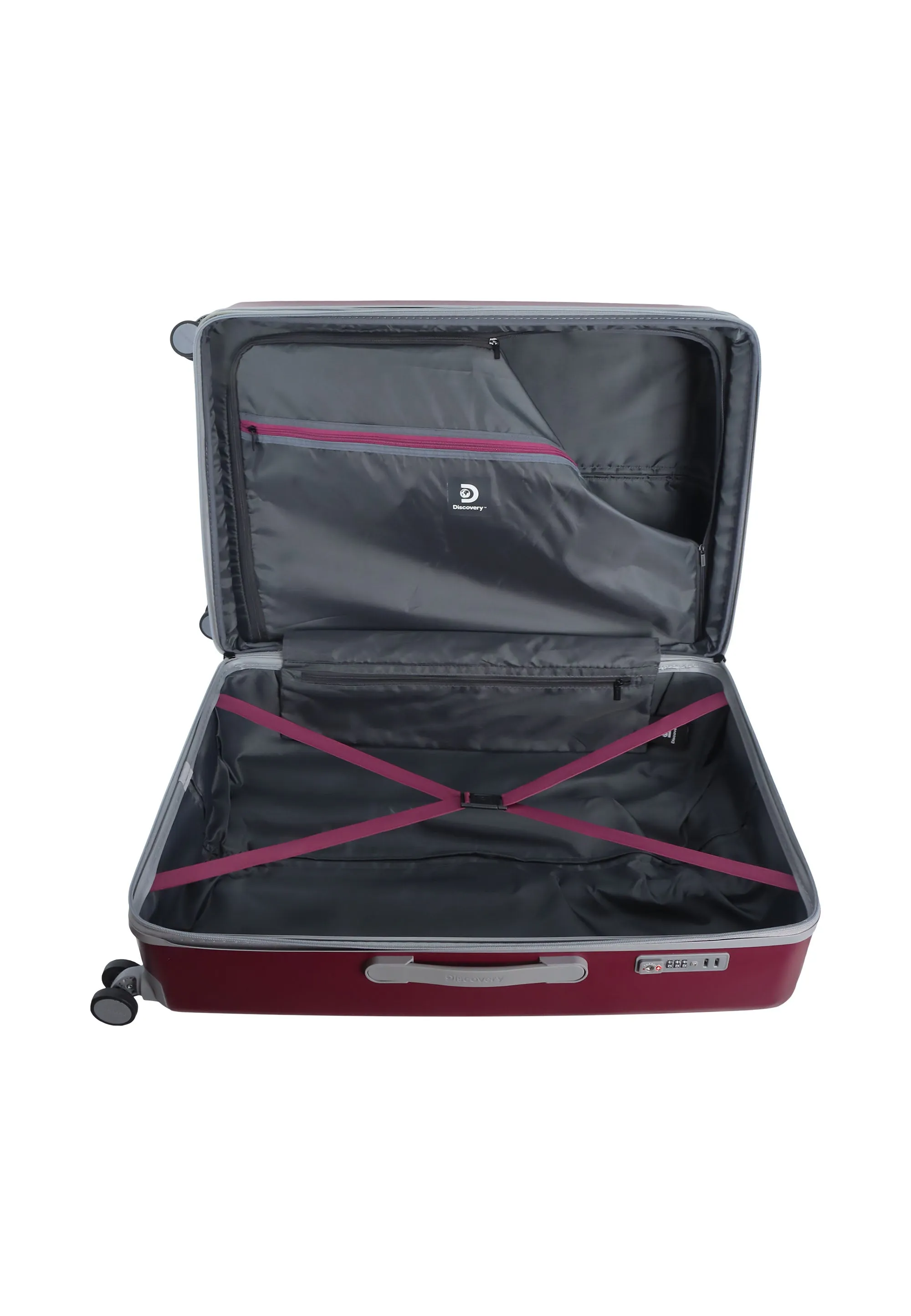 Discovery Focus Hard Luggage / Trolley / Suitcase Purple