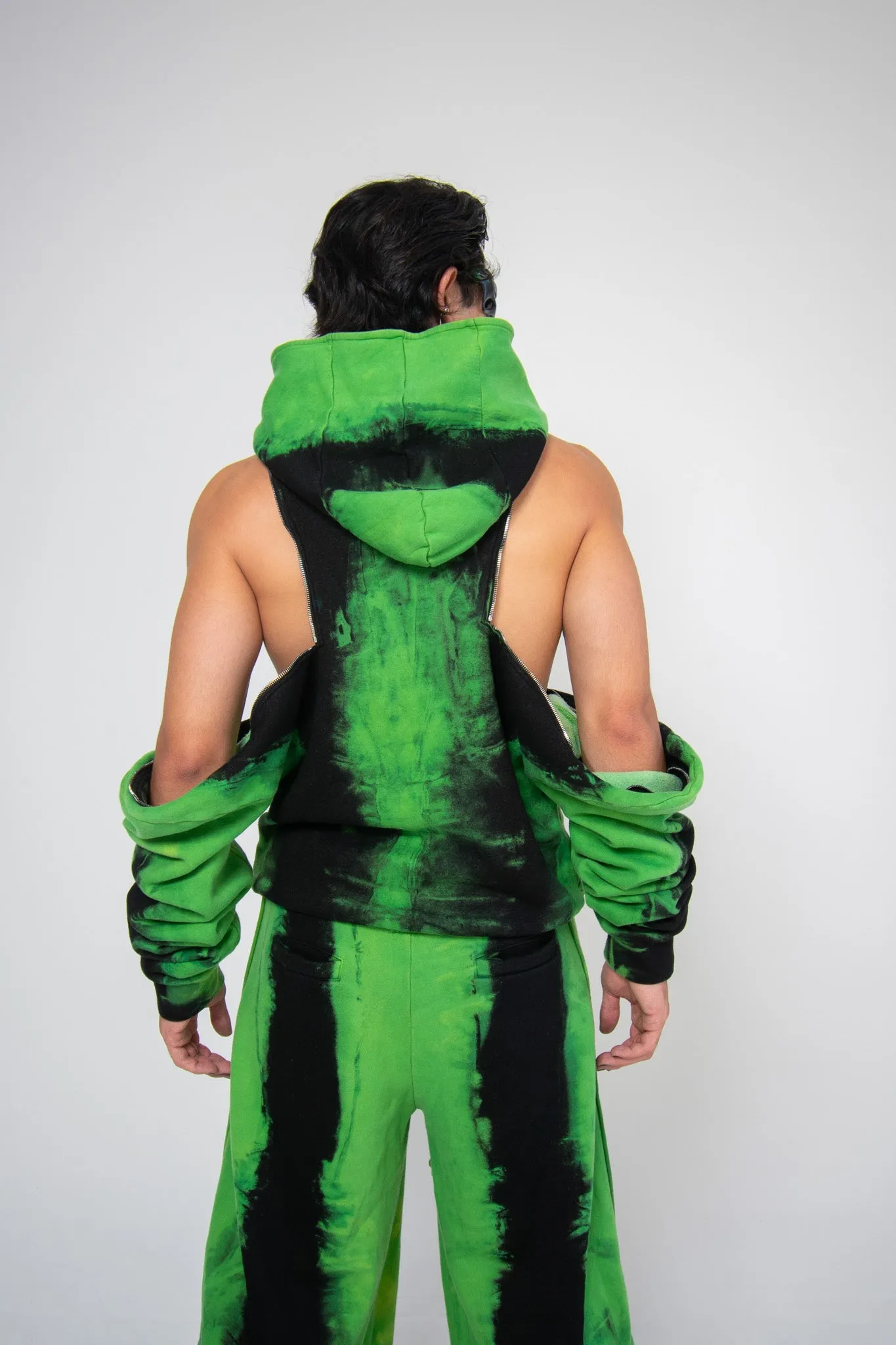 DIVIDER HOODIE - TOXIC GREEN