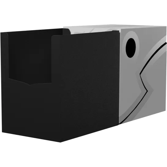 Double Shell Deck Box - Ashen White/Black