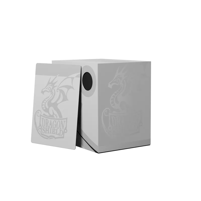 Dragon Shield Double Shell - Ashen White/Black - Deck Box