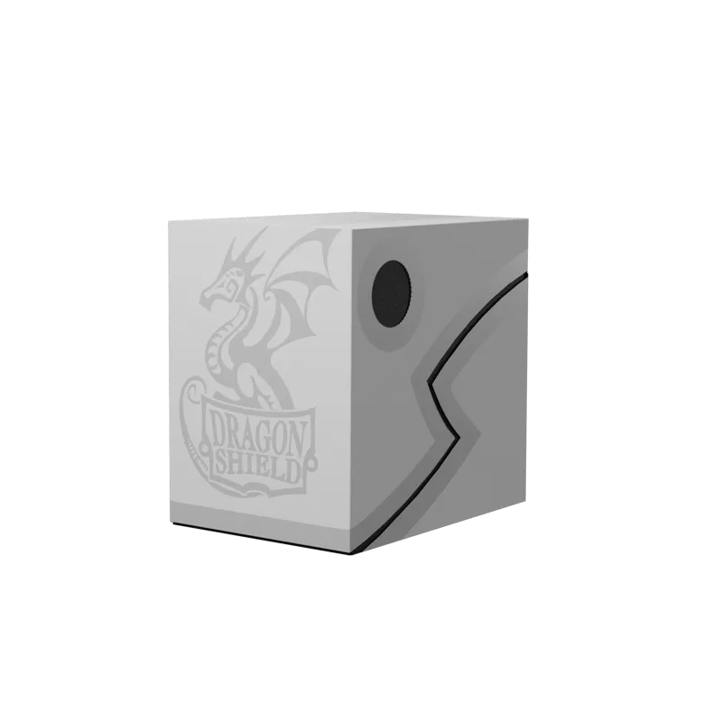 Dragon Shield Double Shell - Ashen White/Black - Deck Box