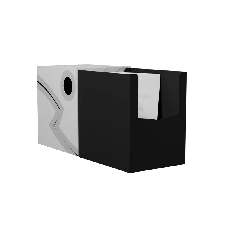 Dragon Shield Double Shell - Ashen White/Black - Deck Box