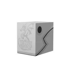 Dragon Shield Double Shell - Ashen White/Black - Deck Box