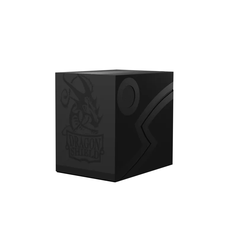 Dragon Shield Double Shell - Shadow Black/Black - Deck Box