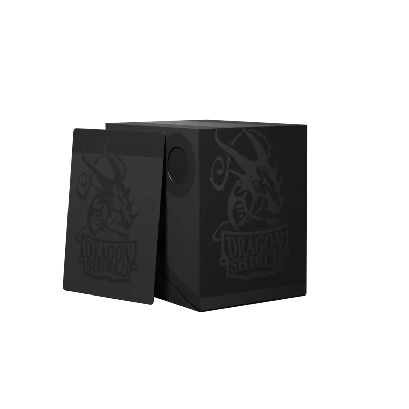 Dragon Shield Double Shell - Shadow Black/Black - Deck Box