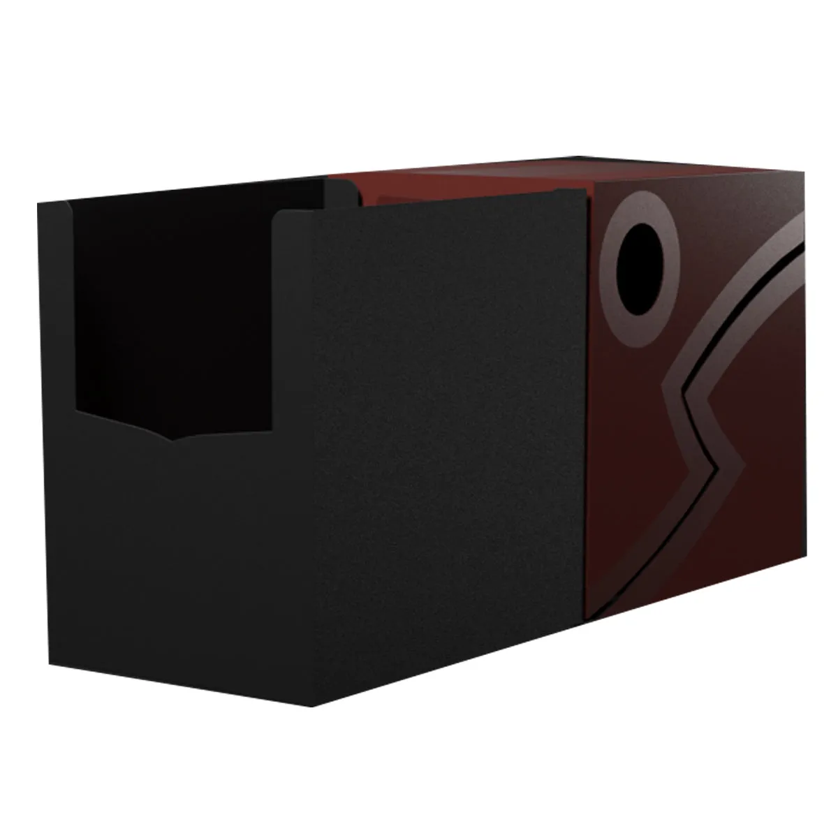 Dragon Shield Revised Double Shell - Blood Red/Black Deck Box