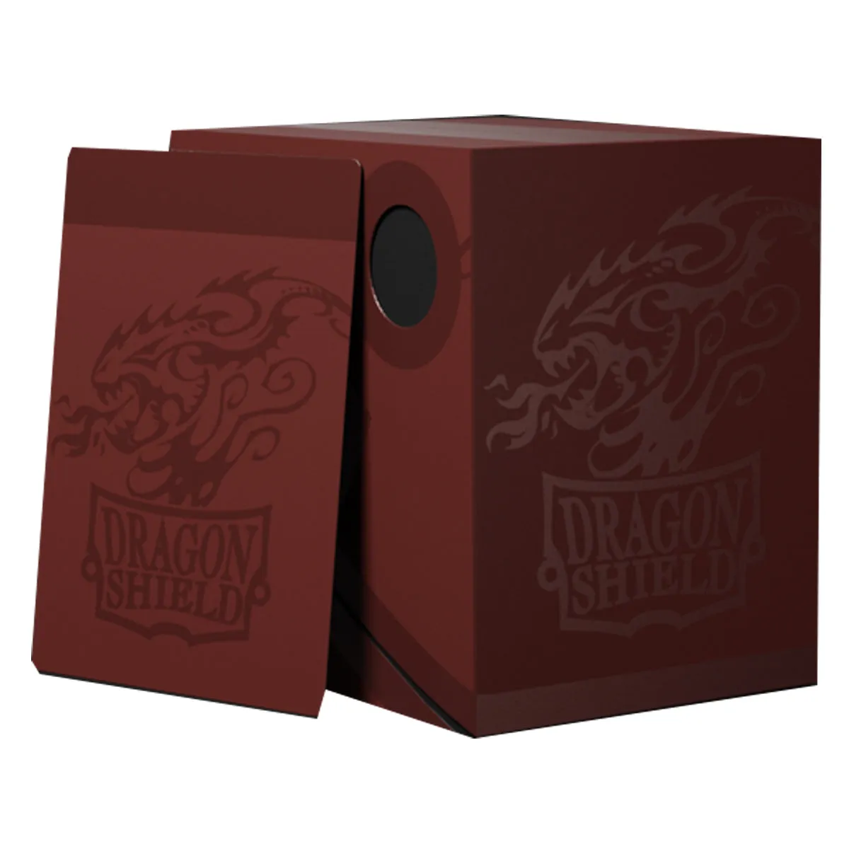 Dragon Shield Revised Double Shell - Blood Red/Black Deck Box