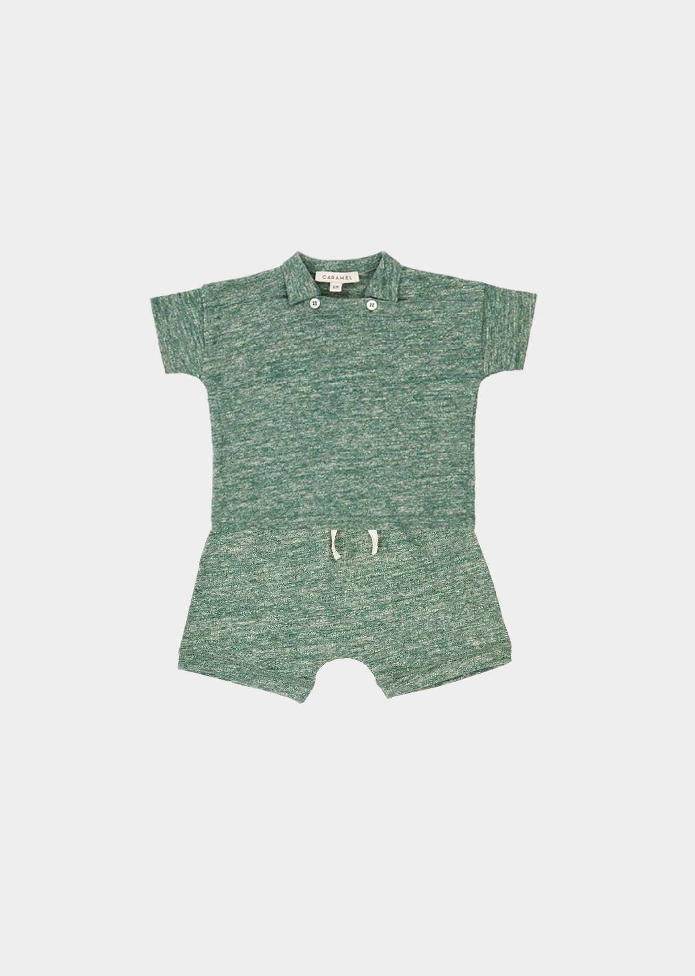 DUGONG BABY SET,GREEN MELANGE