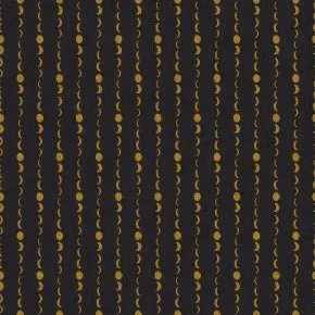 Dusk till Dawn - Solstice - Moonlight Canvas Metallic Fabric --- Cotton   Steel