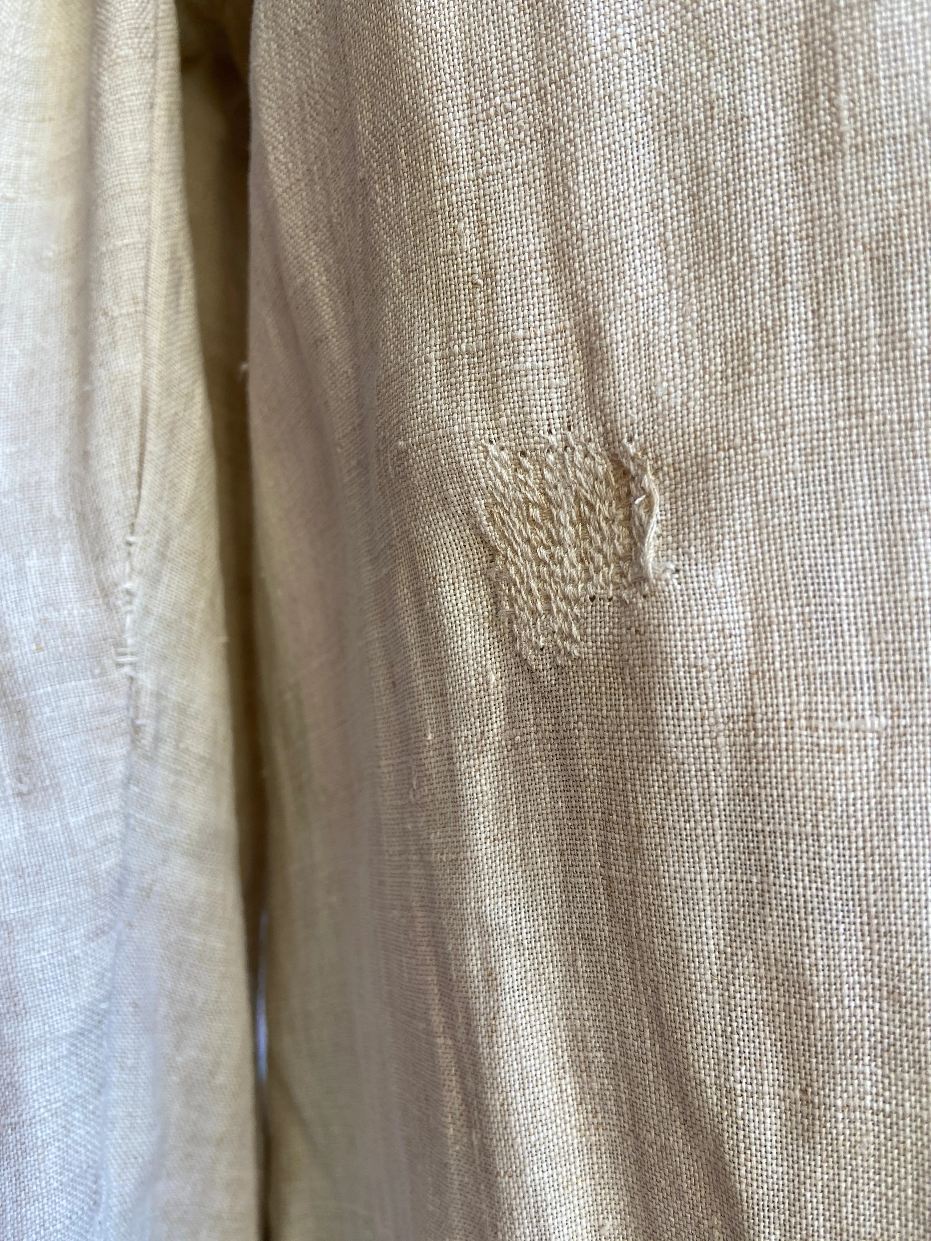 Edwardian Linen Motoring Coat